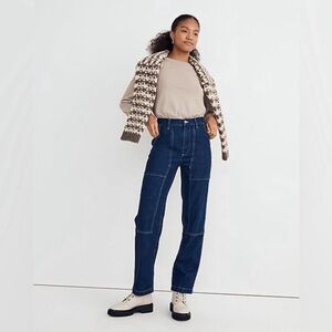 Madewell The Perfect Vintage Straight denim workwear Henshaw Jeans